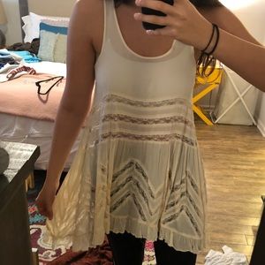 Cream Free People Slip/Tank